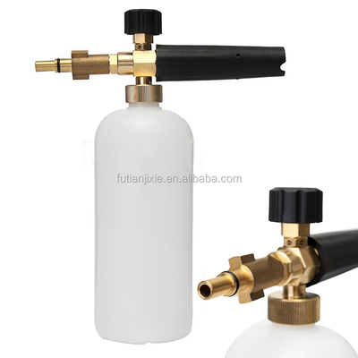 Plastic+Brass Car Pressure Washer Jet Wash Snow Foam Lance Gasket Sprayer Bottle Tool